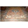 Image 1 : Persian Wool Rug (Heriz) Made in Iran 1900's