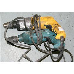 2 POWER DRILLS