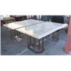 Image 2 : Lot of 2 Marble Top Tables