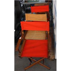 Lot of 4 Canvas Chairs