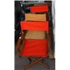 Image 1 : Lot of 4 Canvas Chairs