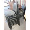 Image 1 : Lot of 10 Black Chairs