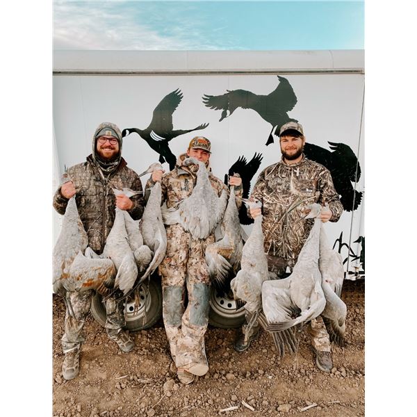 Texas Sandhill Crane & Waterfowl Hunt for 4 people