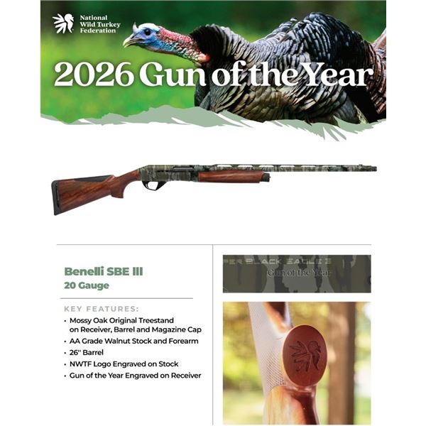 Benelli Superblack Eagle 3 2026 Gun of the Year