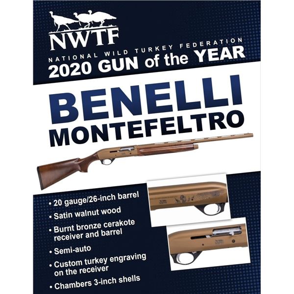 Benelli Montefeltro 20 gauge 2020 NWTF Gun of the Year
