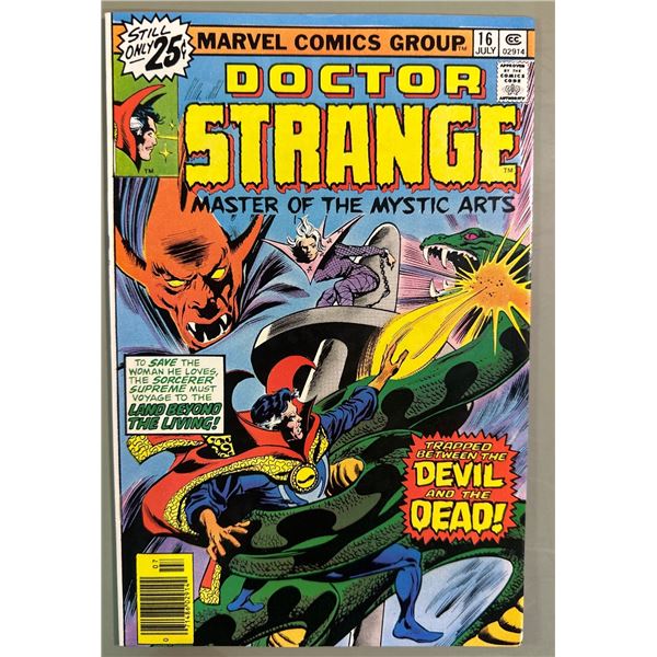 Doctor Strange #16 (Marvel, 1976) Master of the Mystic Arts, July Issue