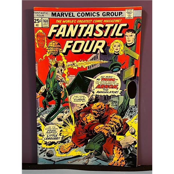 Fantastic Four #160 (Marvel Comics Group, July 1975) - Arkon Appearance