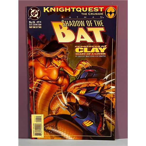 DC Comics Knightquest The Crusade Batman Shadow of the Bat #26 Apr 1994