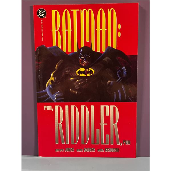 Batman: Run, Riddler, Run Book Three DC Comics (1992) Gerard Jones
