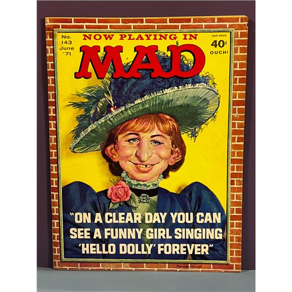 MAD Magazine No. 143 June '71 "On A Clear Day You Can See A Funny Girl"