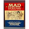 Image 1 : MAD Magazine Special Number Five 1971 'Mad Flag' Poster Satirical Salute