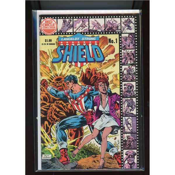 Lancelot Strong, The Shield #1 (Red Circle Comics, 1983) Comic Book