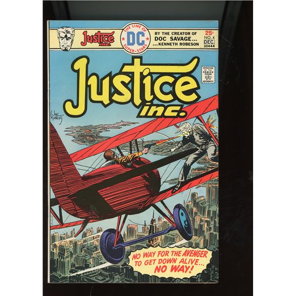 Justice Inc. #4 (Dec 1975, DC Comics) - Kenneth Robeson, Joe Kubert