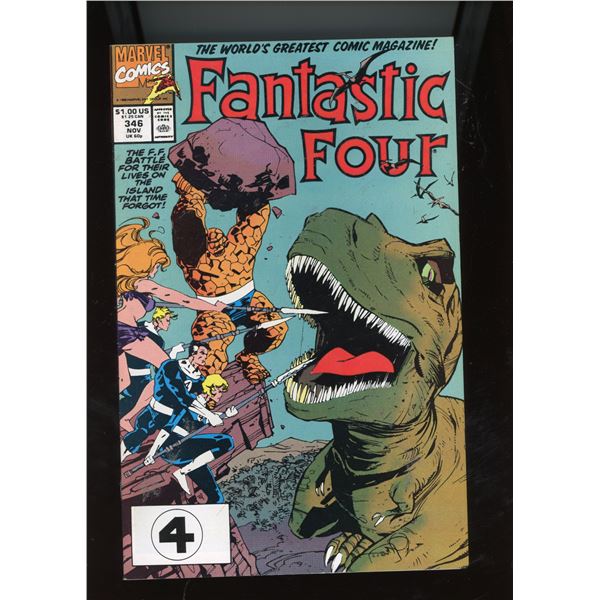Fantastic Four #346 (Nov 1990, Marvel Comics) - 1st Cameo Time Variance Authority