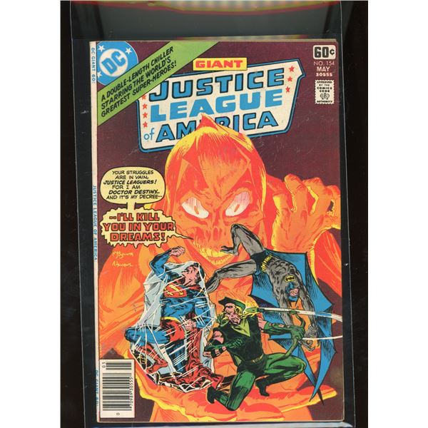 DC Comics Justice League of America #154 Giant May 1978 Doctor Destiny