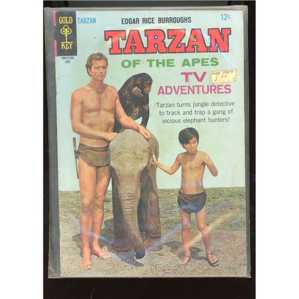 Gold Key Tarzan of the Apes #168 TV Adventures Comic (1967)