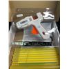 Image 2 : 1 Meltox Premium Dual-Watt 60W/100W Hot Glue Gun Kit with 12 All-Purpose 8" Glue Sticks - New