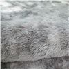 Image 7 : 1 Large Fuzzy/Soft Plush Area Rug - 64" x 46" - Grey Soft Shaggy Rug - New