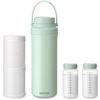 Image 2 : 1 Portable Breast Milk Cooler (20oz) with 2 Milk Storage Bottles - Brand New SEALED!