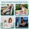 Image 7 : 1 Portable Breast Milk Cooler (20oz) with 2 Milk Storage Bottles - Brand New SEALED!