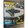 Image 1 : 50FT Bionic Steel Pro Heavy-Duty Steel Garden Hose with Spray Nozzle - Brand New!