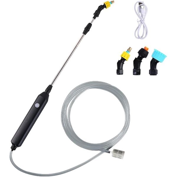 1 Electric Plant Sprayer Wand/Pressure Sprayer Wand with Nozzles; Rechargeable - New