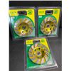 Image 1 : 3-Packs of Grinding/Cutting Discs/Multipurpose Diamond Grinding Cup Wheels - New