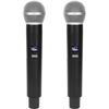 Image 1 : 1 Wireless Microphone System - 2PC Professional Handheld Cordless Mics; 164FT Range - New