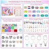 Image 5 : 1200PC Jewelry Making Kit for Girls - Bracelet/Necklace Making Supply Kit - Brand New