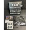 Image 2 : LED Flashlight Gloves - 1 Pair - Great for Precision Work/Outdoors - New