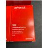 Image 2 : 4 Boxes of Universal Laminating Pouches (Business Card Size) 100PCS Per Box - New