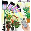 Image 1 : EverlastingComfort 4-Head LED Grow Light w/ 63" Tall Tripod Stand for Indoor Plants - New!