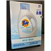Image 1 : 1 Tide Ultra Concentrated Free & Gentle Eco-Box Liquid Laundry Detergent - 3.1L/96 Loads - New