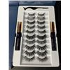 Image 3 : 3 Arishine Magnetic Eyeliner & Eyelash Sets (10 Pairs Each) Reusable/Easy to Apply - New