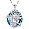 Image 1 : 1 Tree of Life Necklace for Women - 925 Sterling Silver w/ Crystal Birthstone Pendant - Brand New!