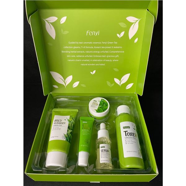 Fenyi 5PC Green Tea Skincare Kit - Refreshes & Hydrates Skin - Brand New