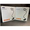Image 1 : 2 LED Flexible Clamp-On Desk Lamps/Lights - USB-Powered - Brand New