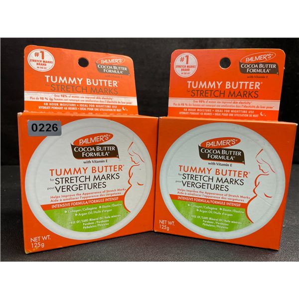 2 Palmer's Cocoa Butter Formula Tummy Butter for Stretch Marks (125g) - New