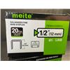 Image 3 : 2 Boxes of 20GA 1/5"/12mm Meite Galvanized Fine Wire Staples (5,040 per box) - New