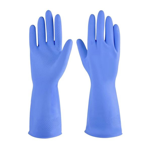 6-Pairs of Rubber Cleaning Gloves (Size X-Large) - New