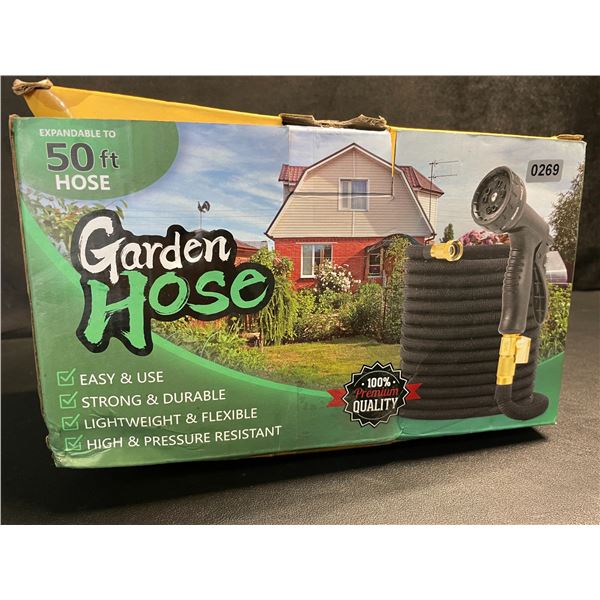 50FT Expandable Garden Hose with Nozzle - New