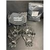 Image 2 : 2 Pairs/Sets of Tovtlan Crampons/Ice Cleats for Shoes and Boots - Snow Grips for Outdoors - New!