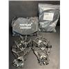 Image 2 : 2 Pairs/Sets of Tovtlan Crampons/Ice Cleats for Shoes and Boots - Snow Grips for Outdoors - New!