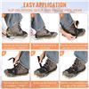 Image 6 : 2 Pairs/Sets of Tovtlan Crampons/Ice Cleats for Shoes and Boots - Snow Grips for Outdoors - New!