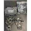 Image 2 : 2 Pairs/Sets of Tovtlan Crampons/Ice Cleats for Shoes and Boots - Snow Grips for Outdoors - New!
