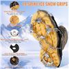 Image 5 : 2 Pairs/Sets of Tovtlan Crampons/Ice Cleats for Shoes and Boots - Snow Grips for Outdoors - New!