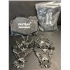 Image 2 : 2 Pairs/Sets of Tovtlan Crampons/Ice Cleats for Shoes and Boots - Snow Grips for Outdoors - New!