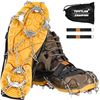 Image 1 : 2 Pairs/Sets of Tovtlan Crampons/Ice Cleats for Shoes and Boots - Snow Grips for Outdoors - New!