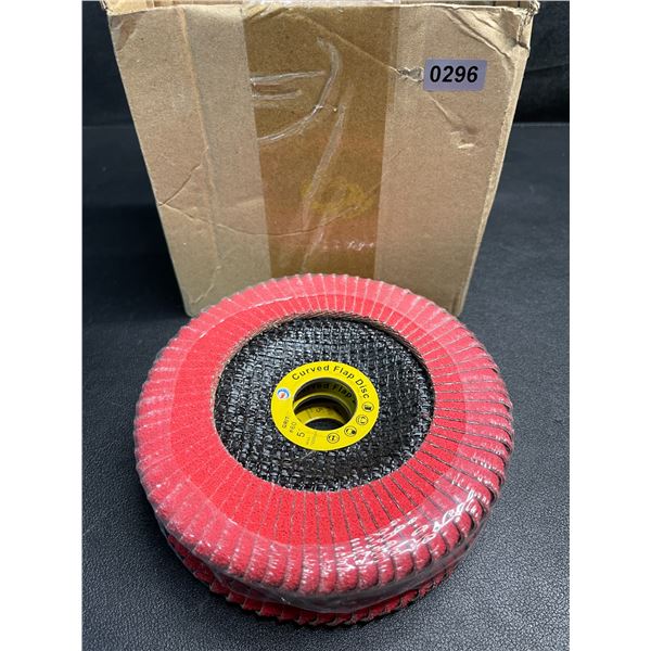 3-Pack of Curved Flap Disc 5" Grinding Wheels - New