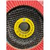 Image 3 : 3-Pack of Curved Flap Disc 5" Grinding Wheels - New